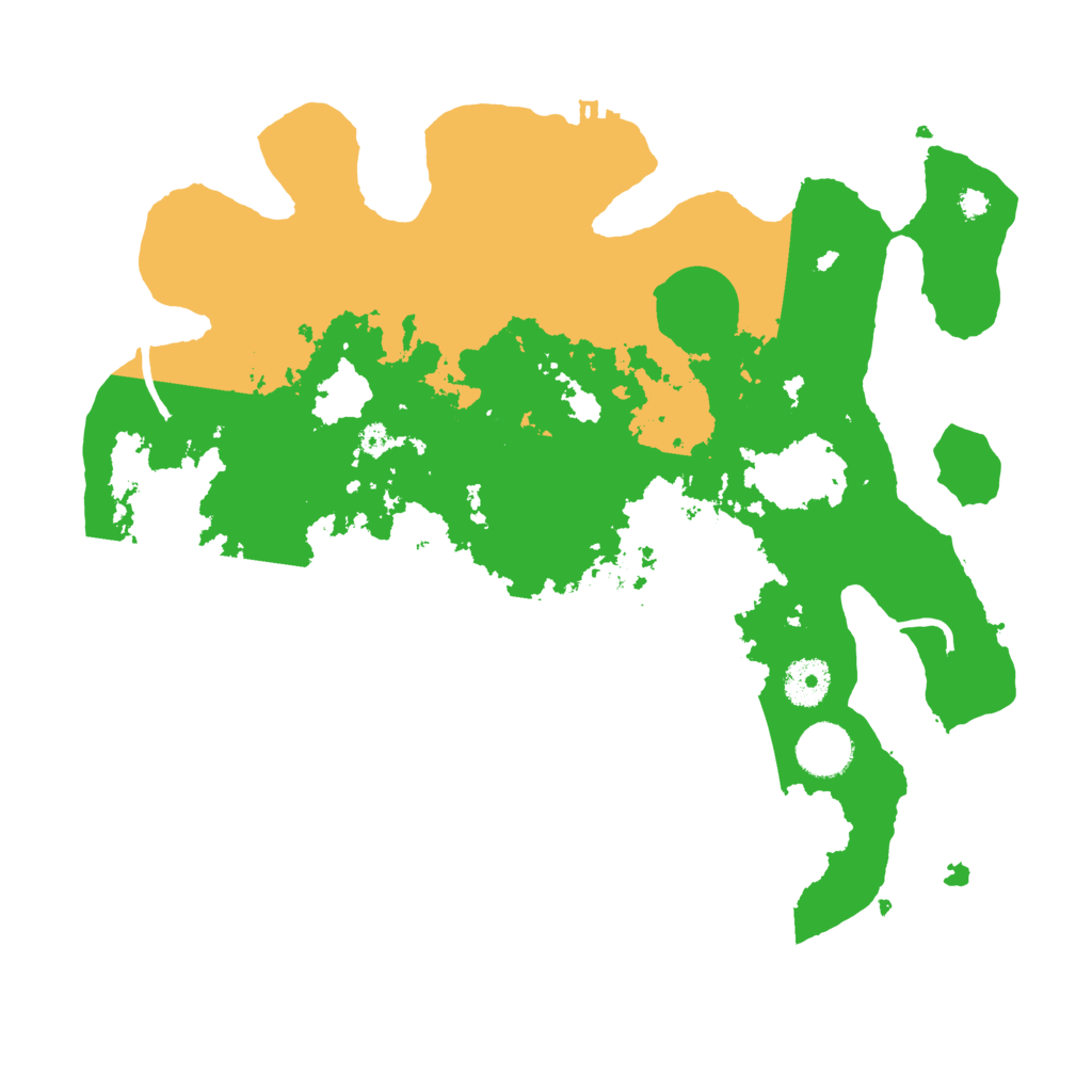 Biome Rust Map: Procedural Map, Size: 3500, Seed: 61450032