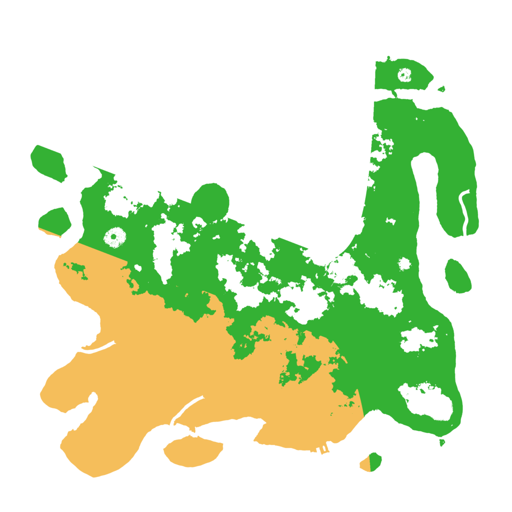 Biome Rust Map: Procedural Map, Size: 3750, Seed: 64007966
