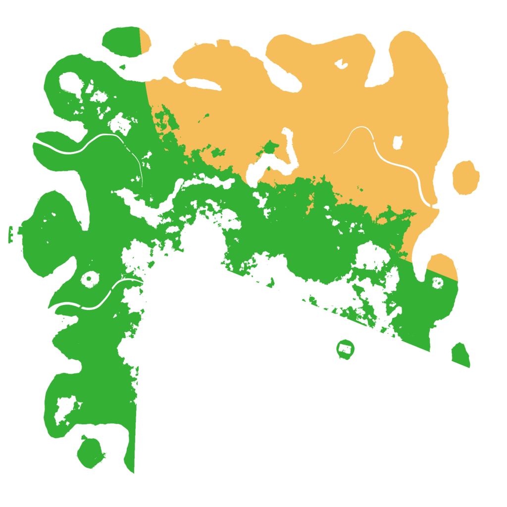 Biome Rust Map: Procedural Map, Size: 4500, Seed: 1470
