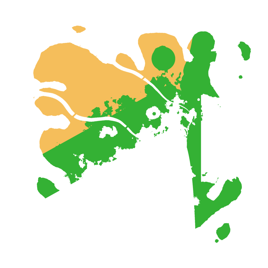 Biome Rust Map: Procedural Map, Size: 3000, Seed: 17200
