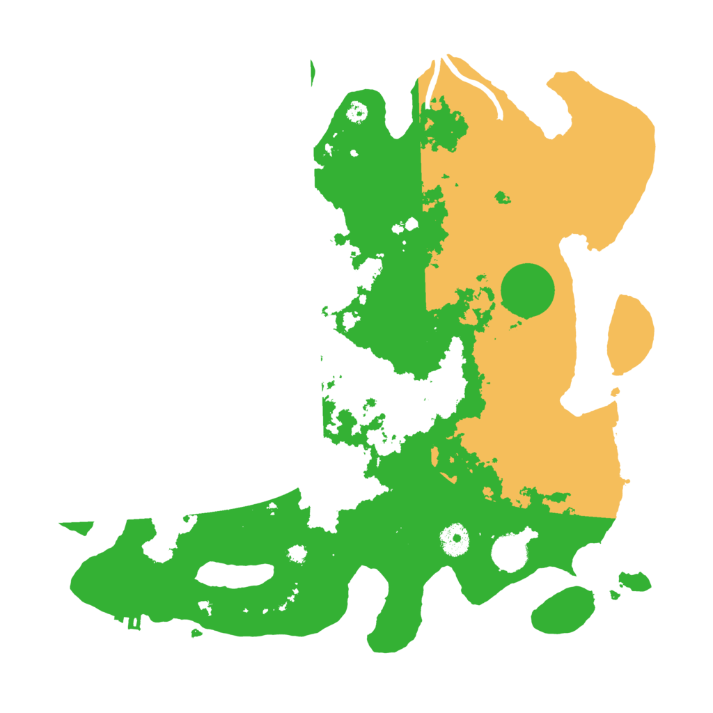 Biome Rust Map: Procedural Map, Size: 3500, Seed: 6873
