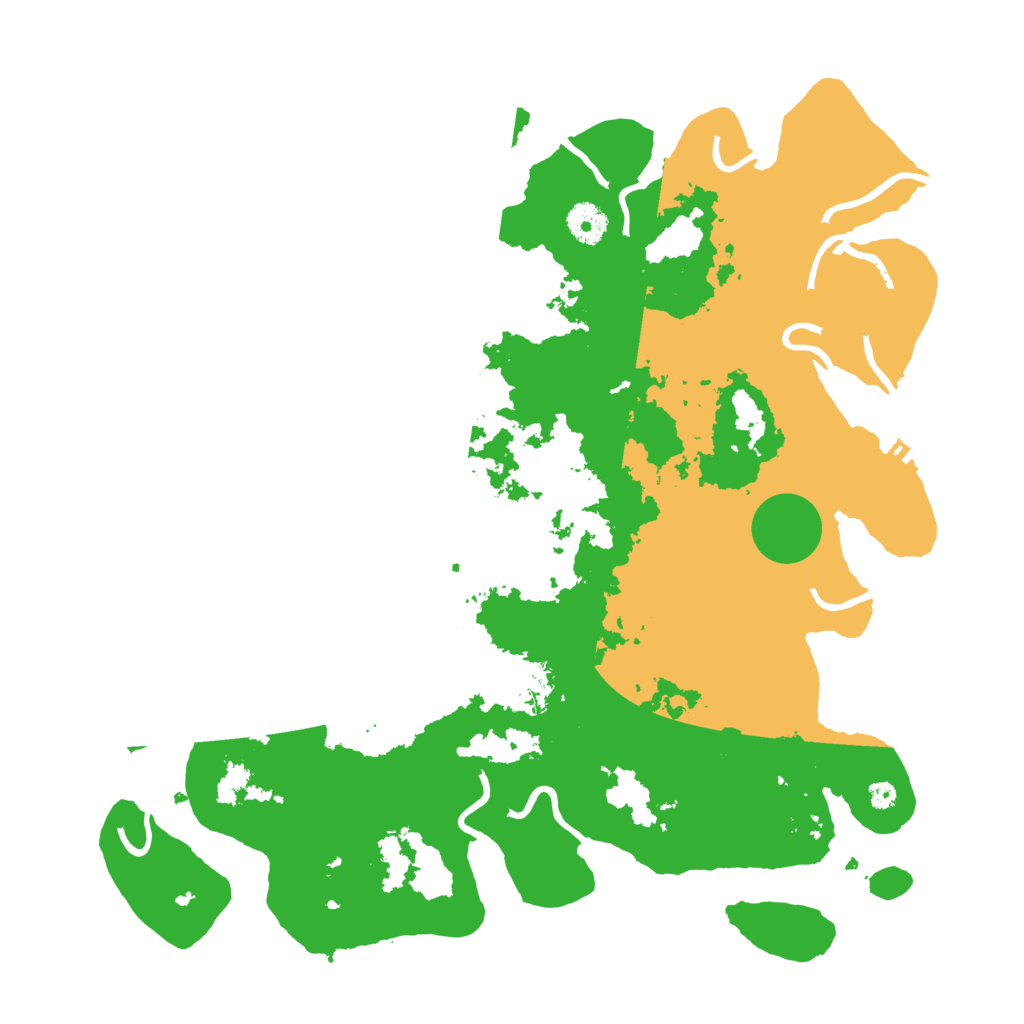 Biome Rust Map: Procedural Map, Size: 3850, Seed: 72514467