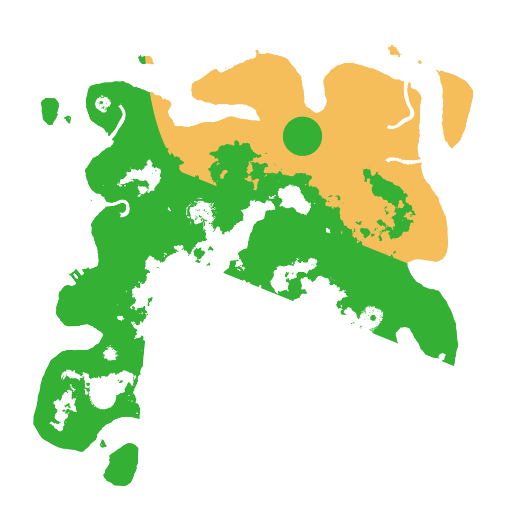 Biome Rust Map: Procedural Map, Size: 3500, Seed: 2027028229