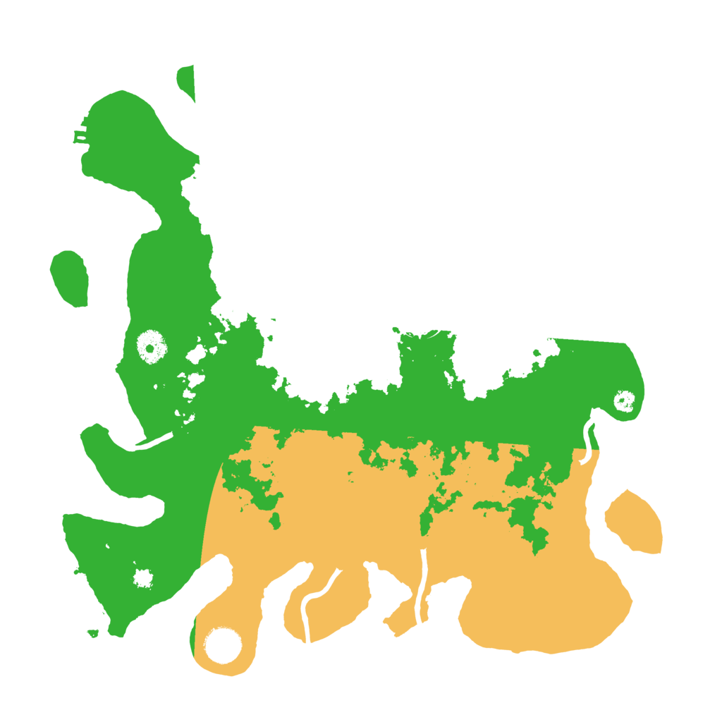 Biome Rust Map: Procedural Map, Size: 3500, Seed: 1521086812