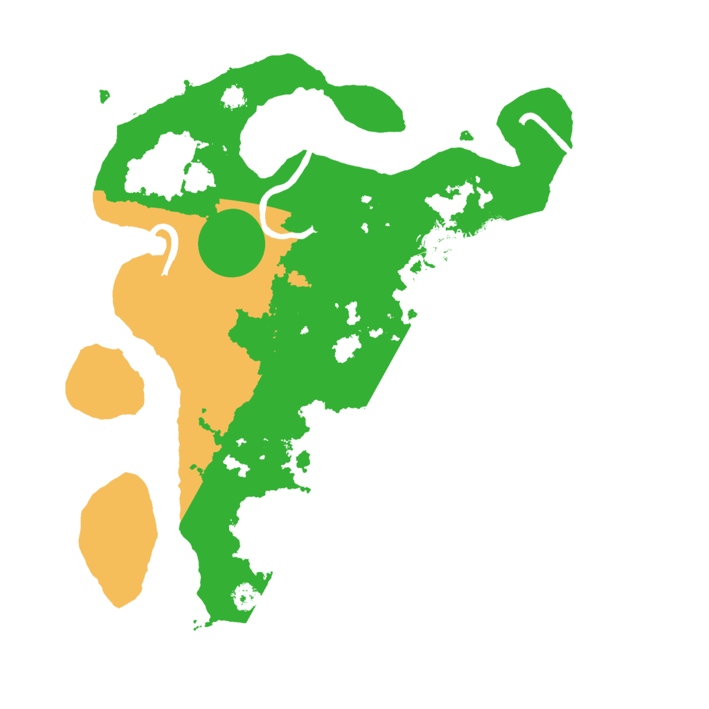 Biome Rust Map: Procedural Map, Size: 2800, Seed: 58697805