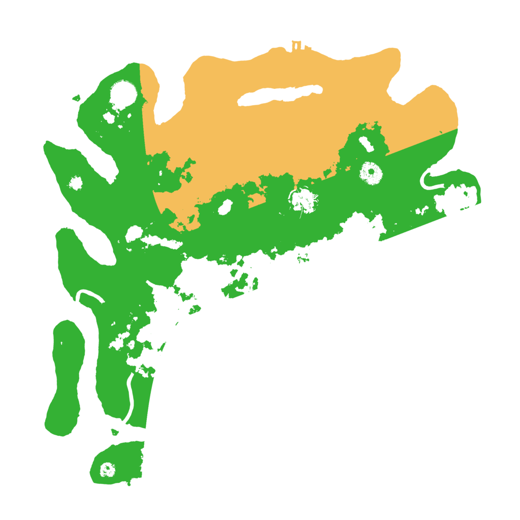 Biome Rust Map: Procedural Map, Size: 3500, Seed: 365385555