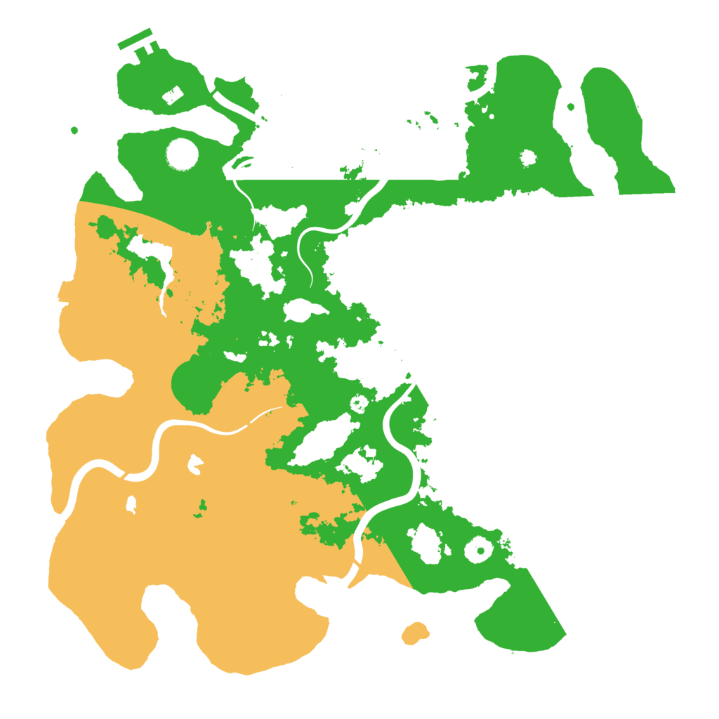 Biome Rust Map: Procedural Map, Size: 4000, Seed: 41179