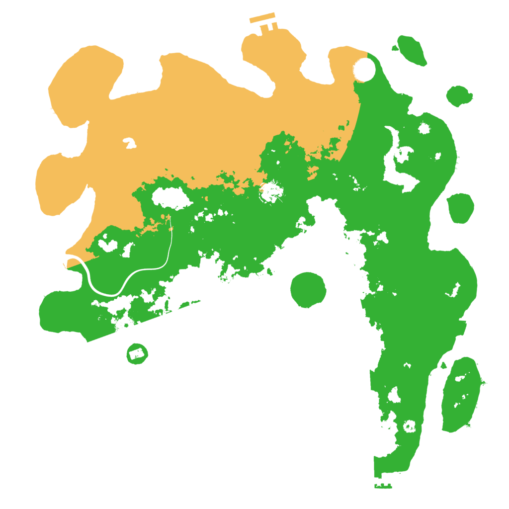 Biome Rust Map: Procedural Map, Size: 4000, Seed: 110479