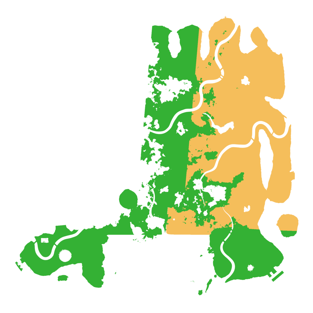 Biome Rust Map: Procedural Map, Size: 4500, Seed: 771171659