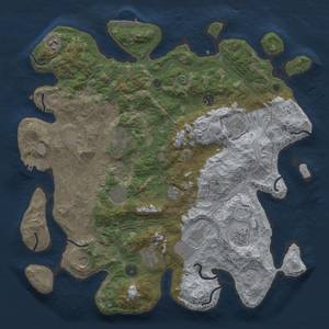 Thumbnail Rust Map: Procedural Map, Size: 4250, Seed: 1565499988, 20 Monuments