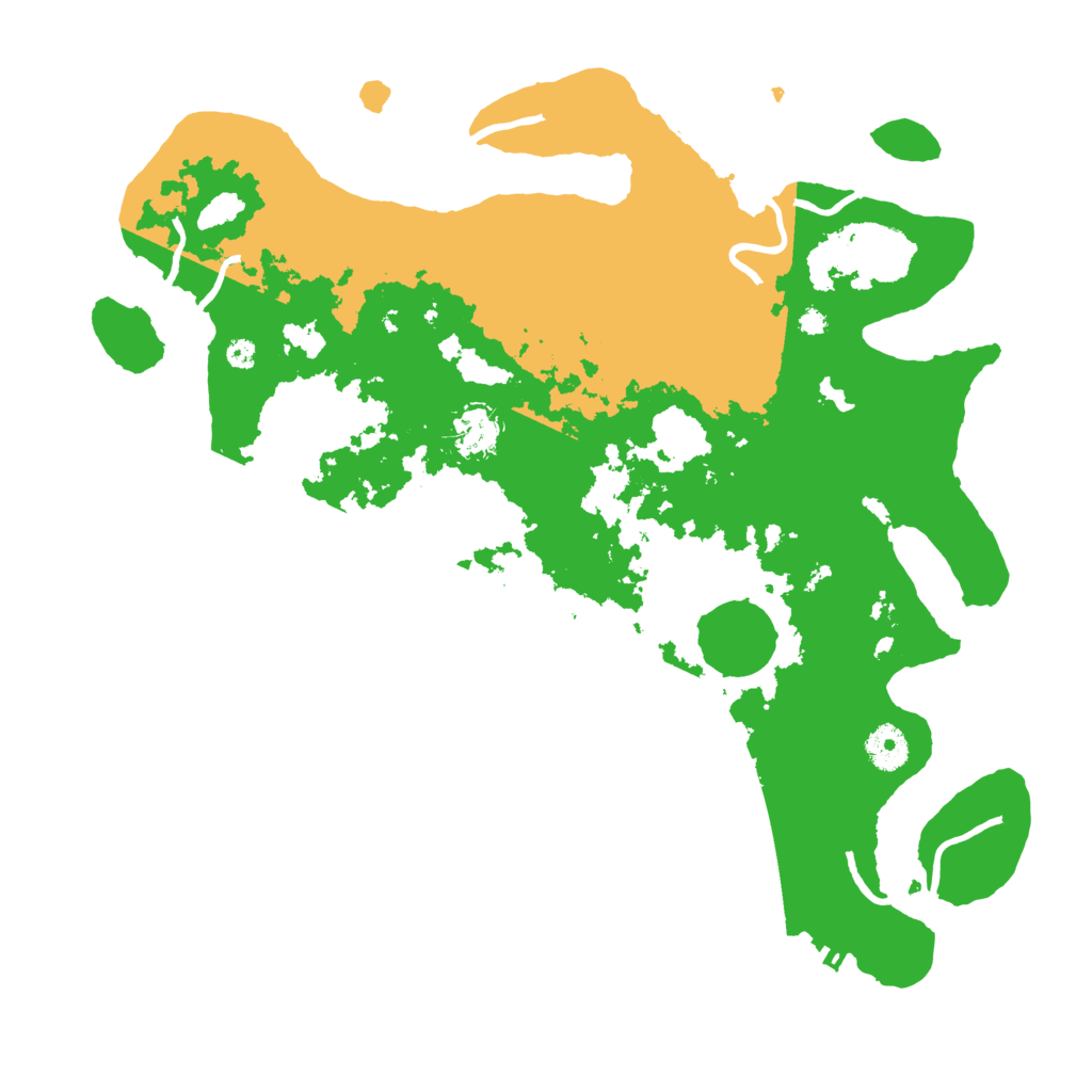 Biome Rust Map: Procedural Map, Size: 3800, Seed: 22106