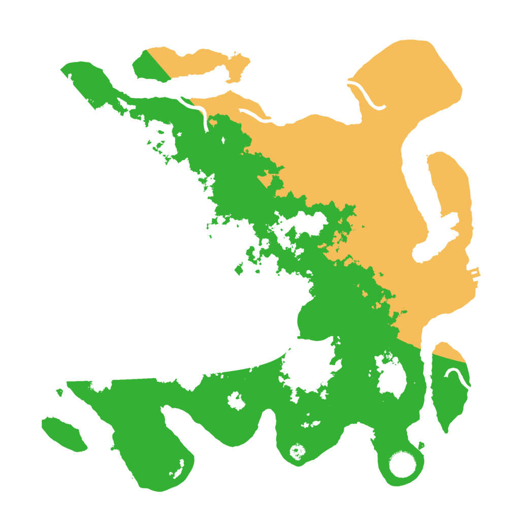 Biome Rust Map: Procedural Map, Size: 3500, Seed: 1569889048
