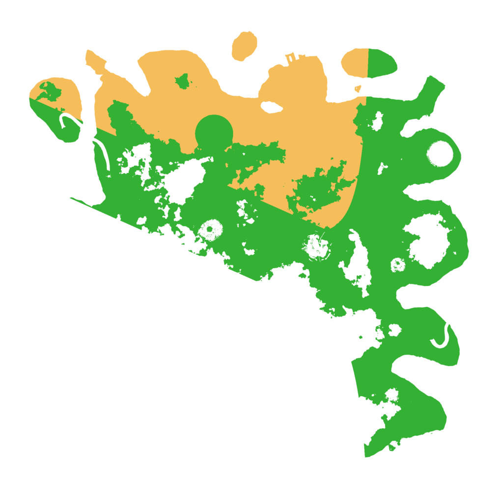 Biome Rust Map: Procedural Map, Size: 3500, Seed: 3132121