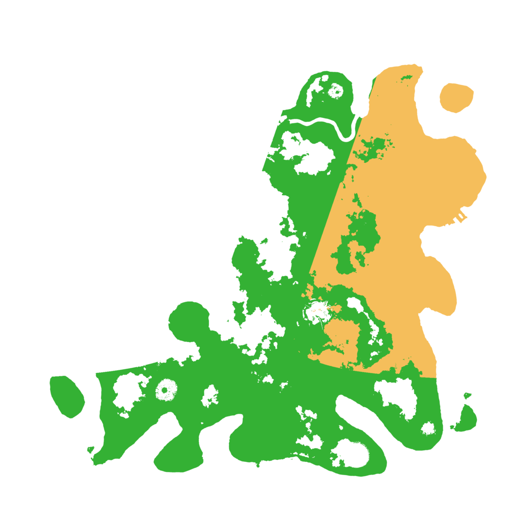 Biome Rust Map: Procedural Map, Size: 3600, Seed: 1825375046