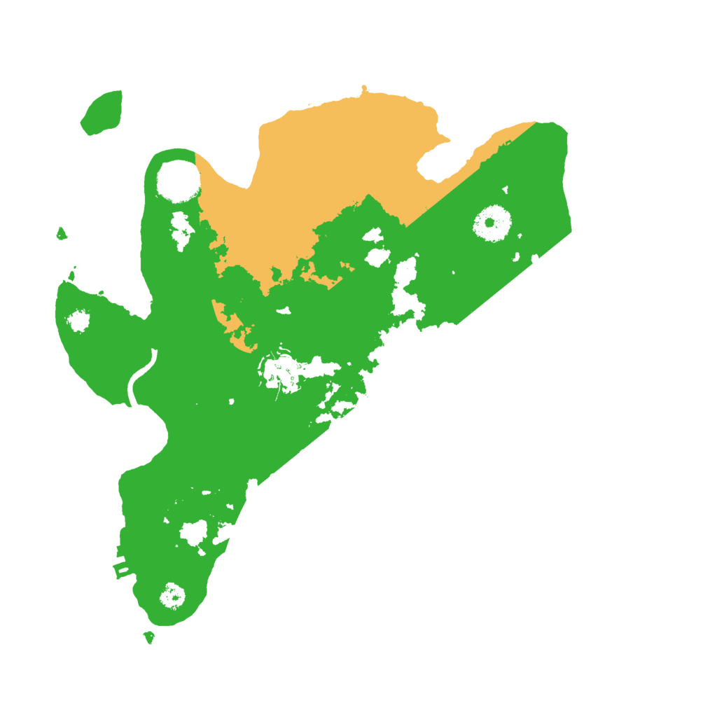 Biome Rust Map: Procedural Map, Size: 3000, Seed: 1277364415