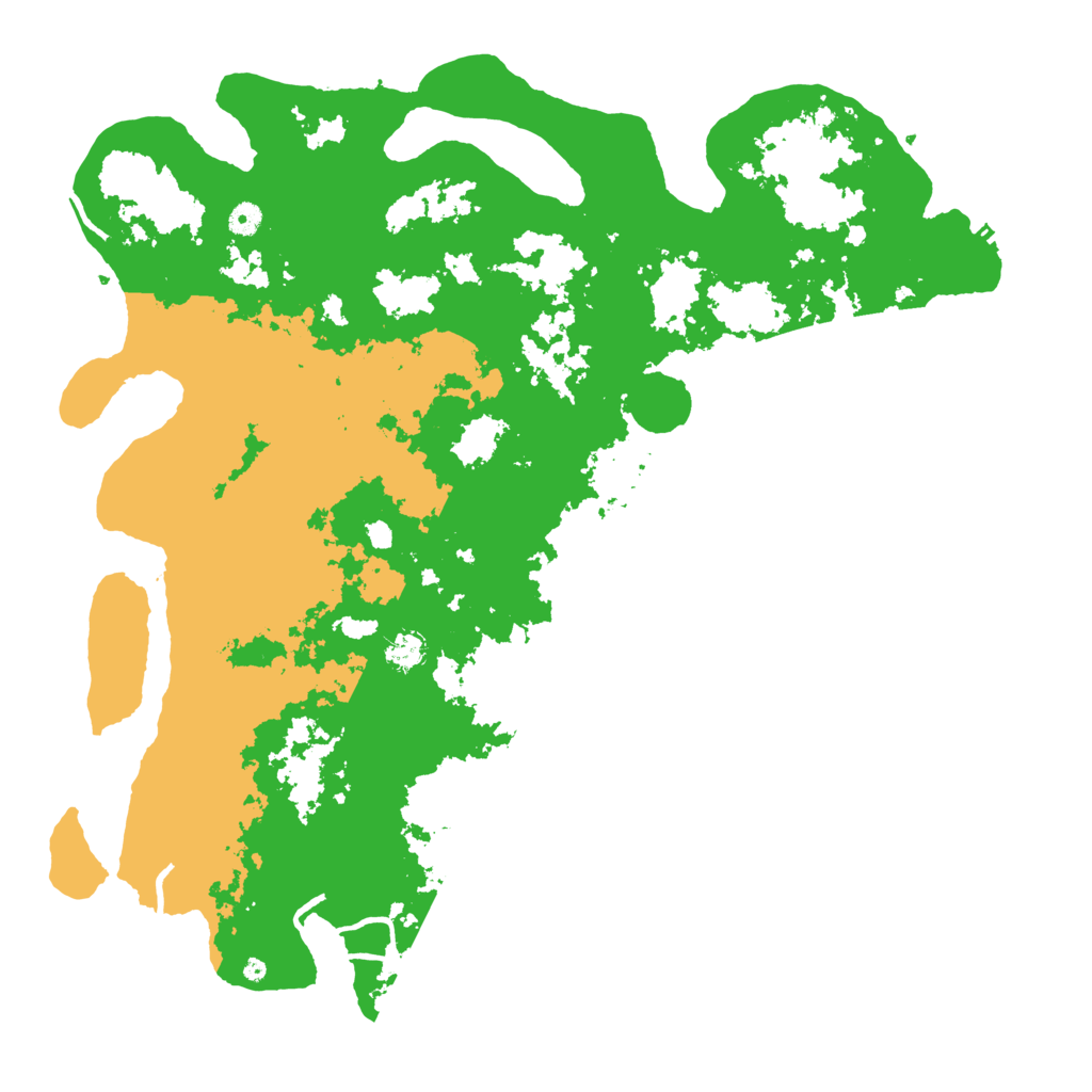 Biome Rust Map: Procedural Map, Size: 5000, Seed: 242424