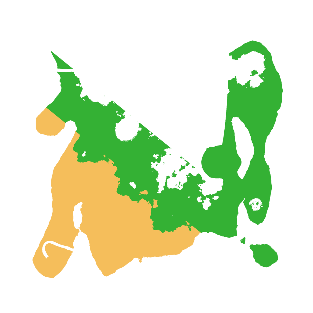 Biome Rust Map: Procedural Map, Size: 2600, Seed: 123123123