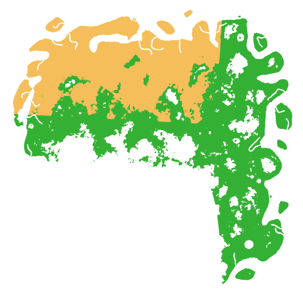 Biome Rust Map: Procedural Map, Size: 6000, Seed: 873458043