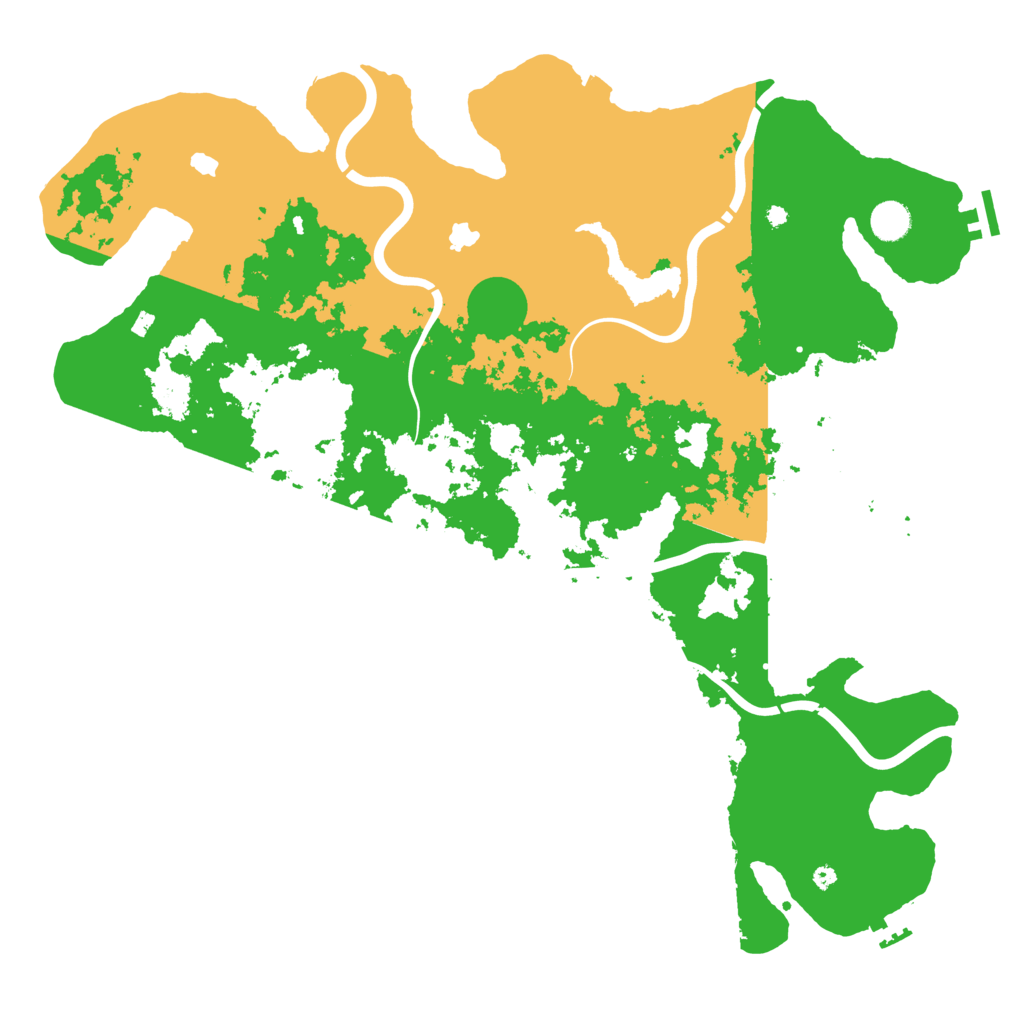 Biome Rust Map: Procedural Map, Size: 4500, Seed: 20120505