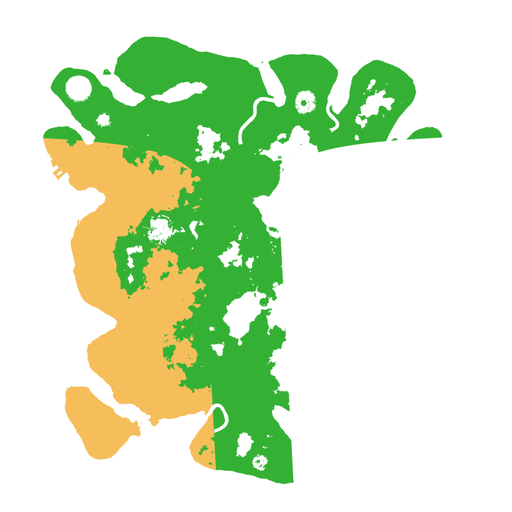 Biome Rust Map: Procedural Map, Size: 3500, Seed: 978997650