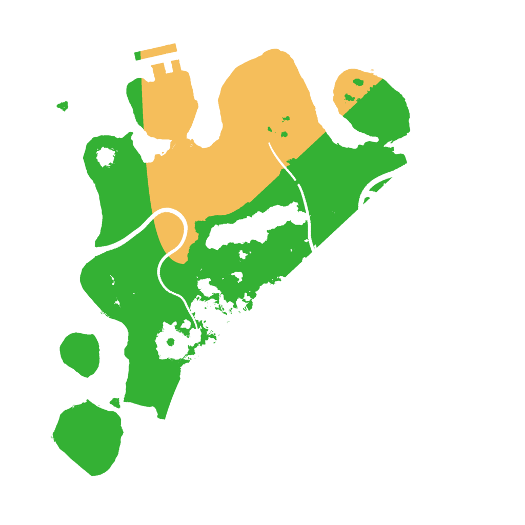 Biome Rust Map: Procedural Map, Size: 2500, Seed: 5675