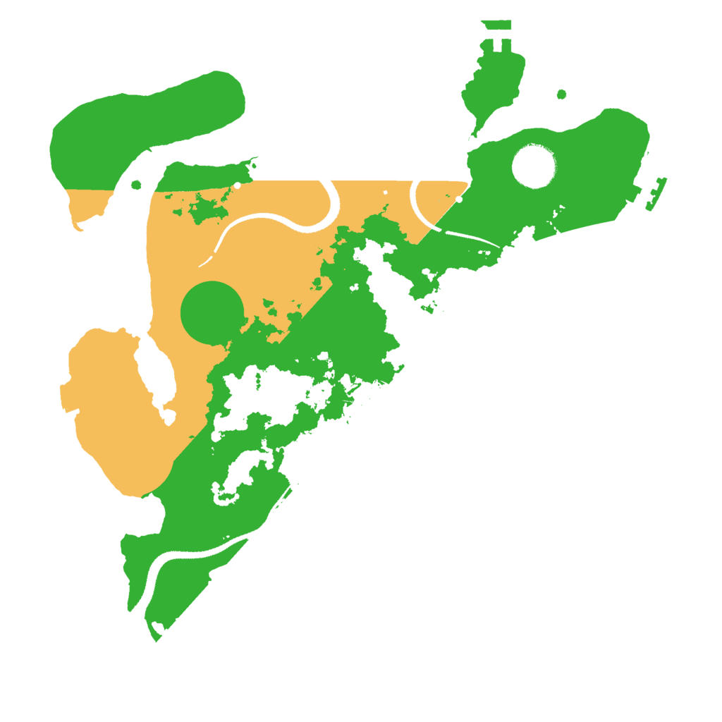 Biome Rust Map: Procedural Map, Size: 3000, Seed: 2308976