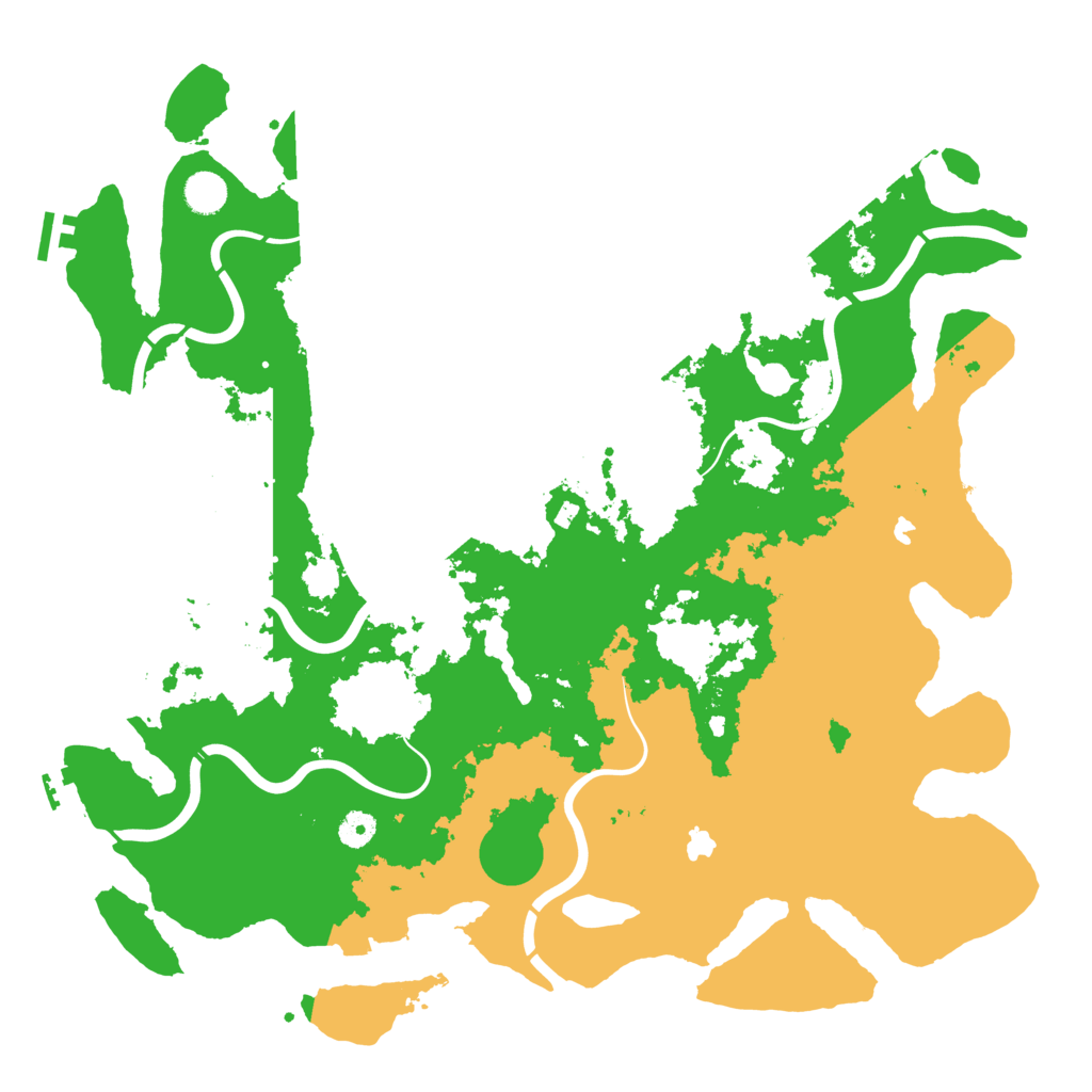 Biome Rust Map: Procedural Map, Size: 4500, Seed: 1548945757