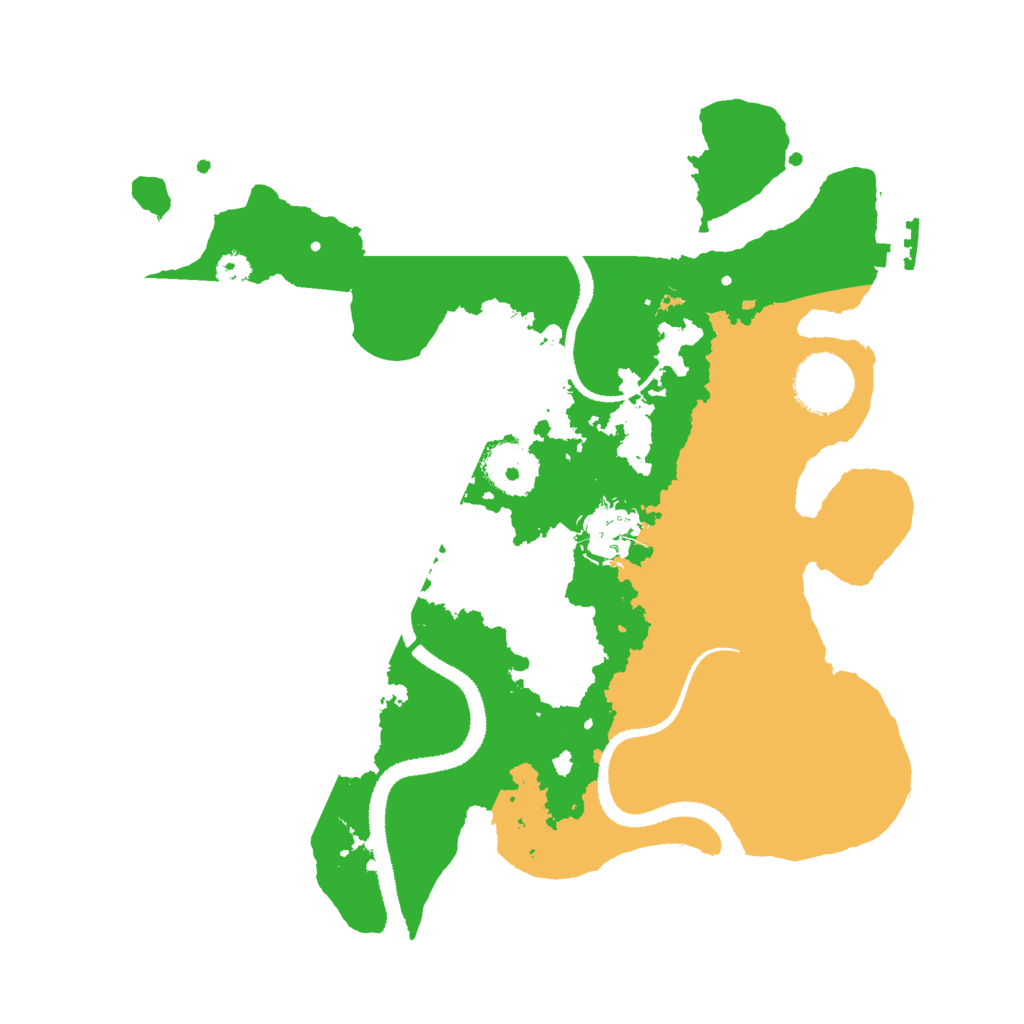 Biome Rust Map: Procedural Map, Size: 3000, Seed: 936528