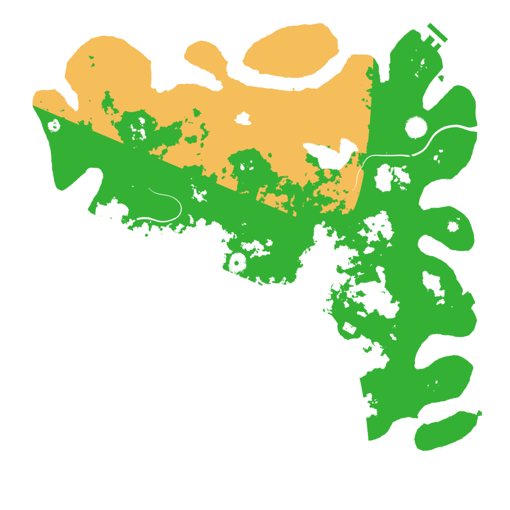 Biome Rust Map: Procedural Map, Size: 4250, Seed: 32611169