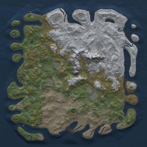 Thumbnail Rust Map: Procedural Map, Size: 5000, Seed: 1466503572, 20 Monuments