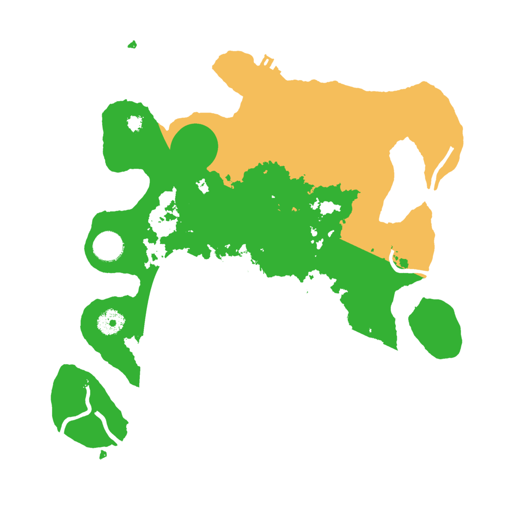 Biome Rust Map: Procedural Map, Size: 3000, Seed: 14458