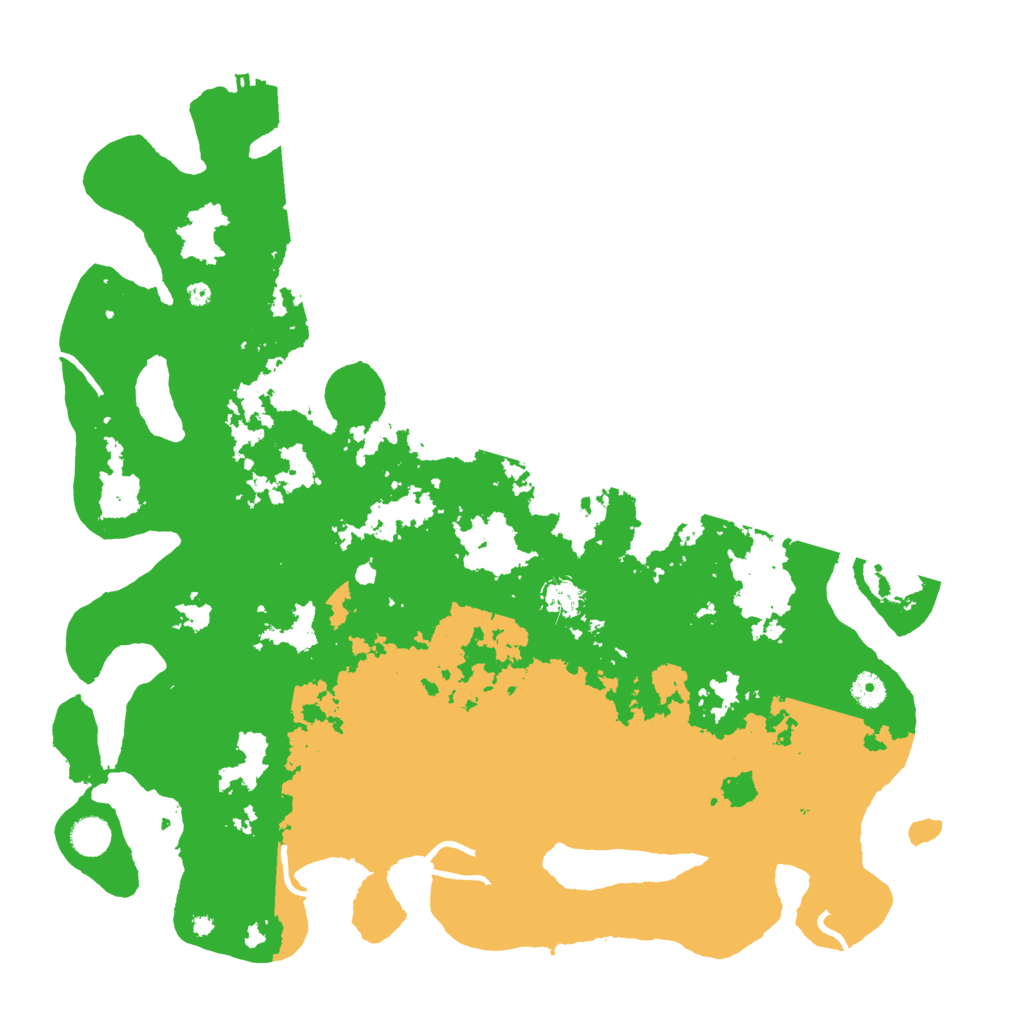 Biome Rust Map: Procedural Map, Size: 4500, Seed: 550958235