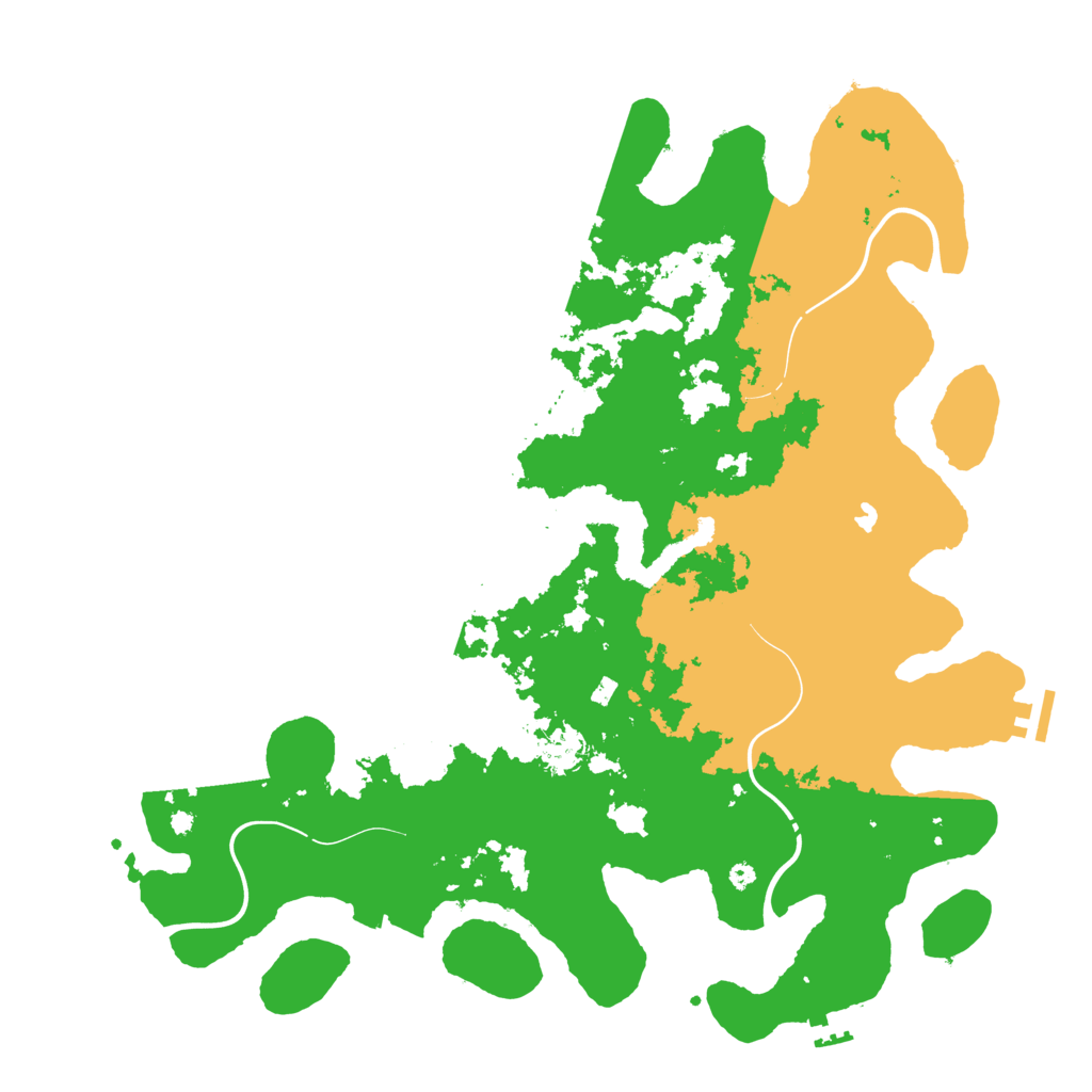 Biome Rust Map: Procedural Map, Size: 4250, Seed: 1710