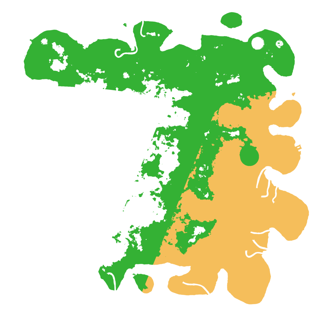 Biome Rust Map: Procedural Map, Size: 4500, Seed: 123466