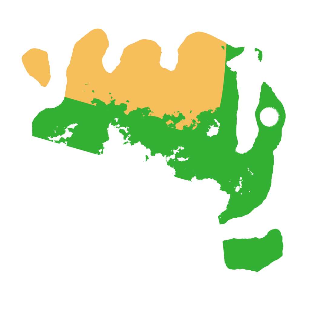 Biome Rust Map: Barren, Size: 2890, Seed: 2147483647