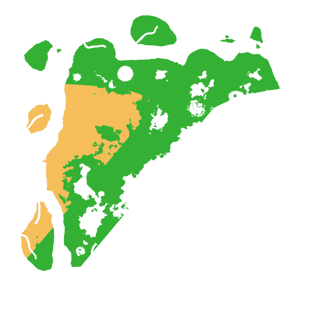 Biome Rust Map: Procedural Map, Size: 3500, Seed: 1743807451