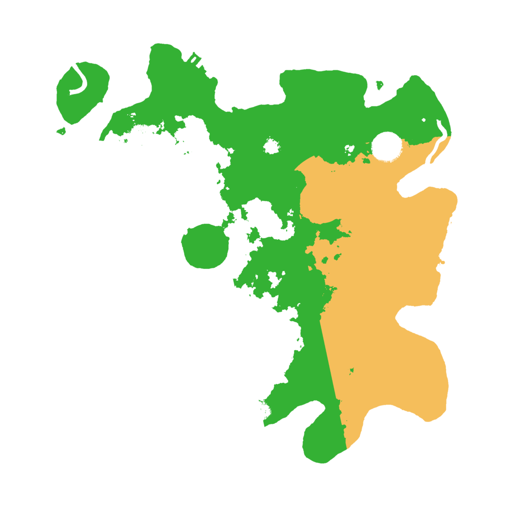 Biome Rust Map: Procedural Map, Size: 3000, Seed: 2501810