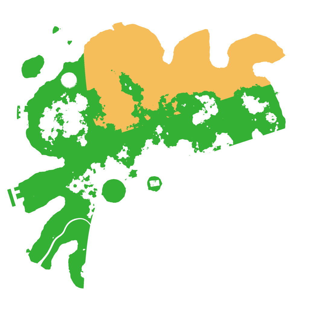 Biome Rust Map: Procedural Map, Size: 3500, Seed: 83642695