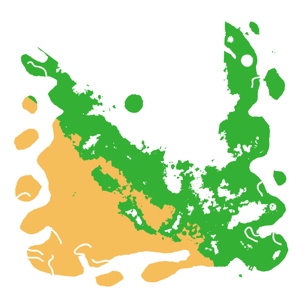 Biome Rust Map: Procedural Map, Size: 4500, Seed: 1164311813