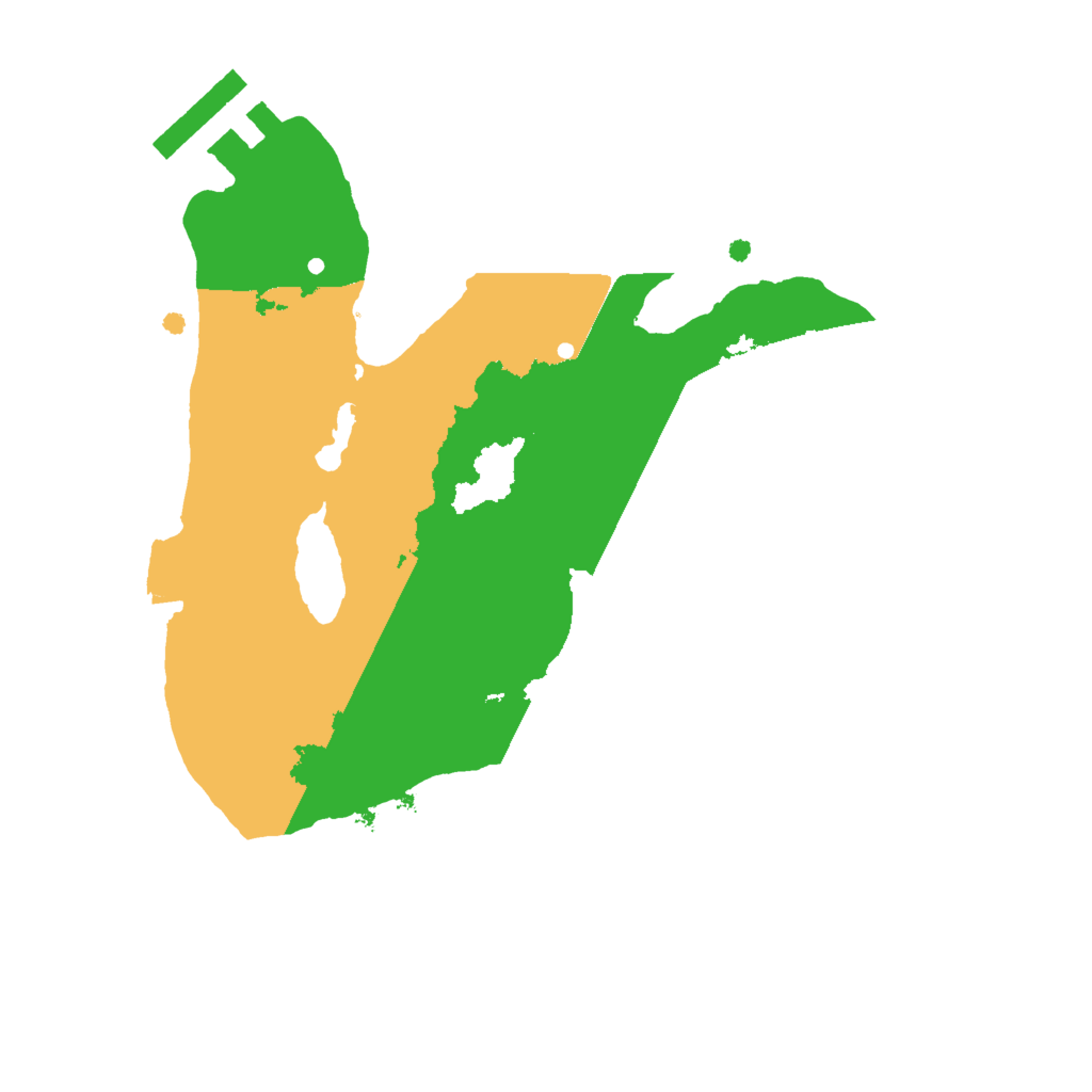 Biome Rust Map: Procedural Map, Size: 2000, Seed: 1653240308