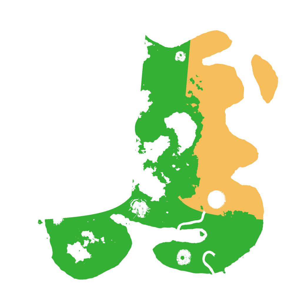 Biome Rust Map: Procedural Map, Size: 3000, Seed: 24776