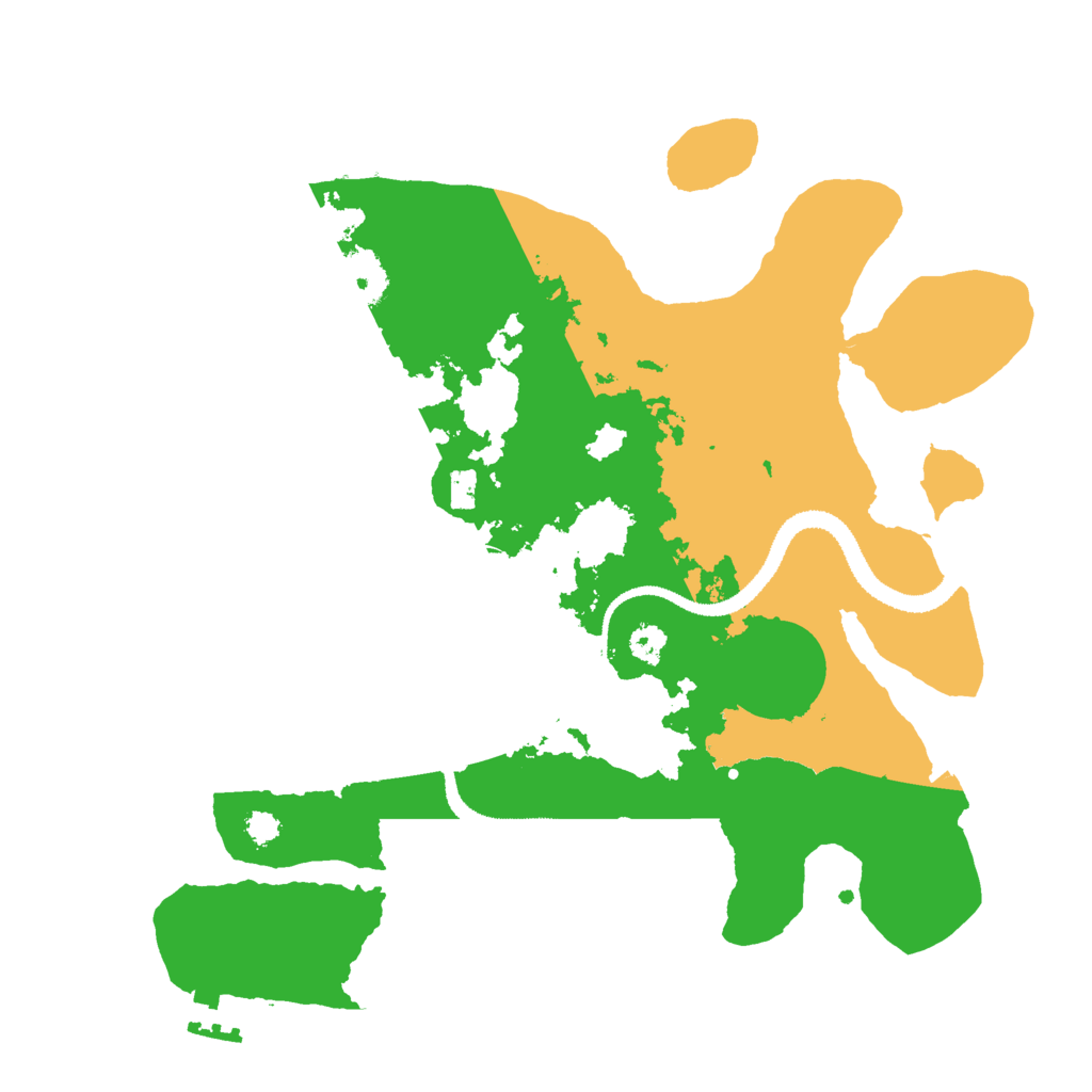 Biome Rust Map: Procedural Map, Size: 3000, Seed: 112734088