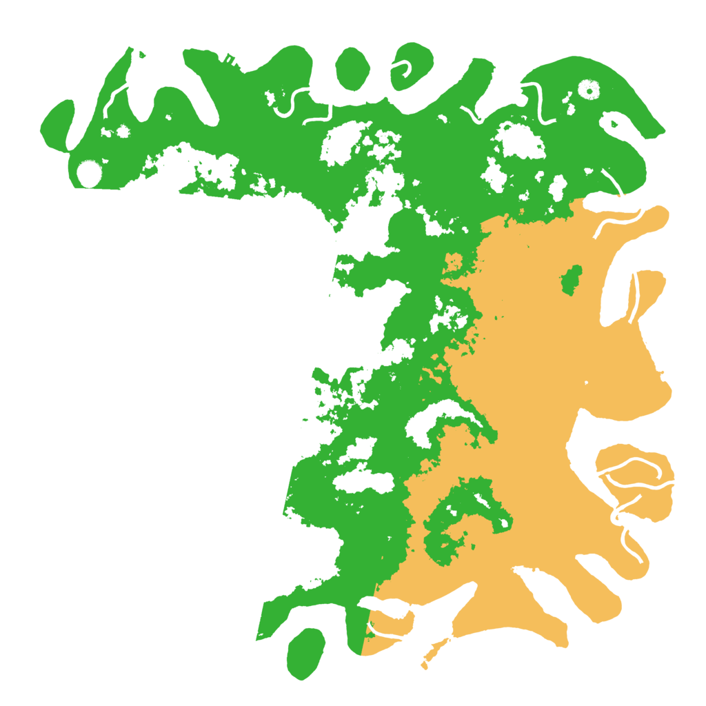 Biome Rust Map: Procedural Map, Size: 5000, Seed: 1234515532