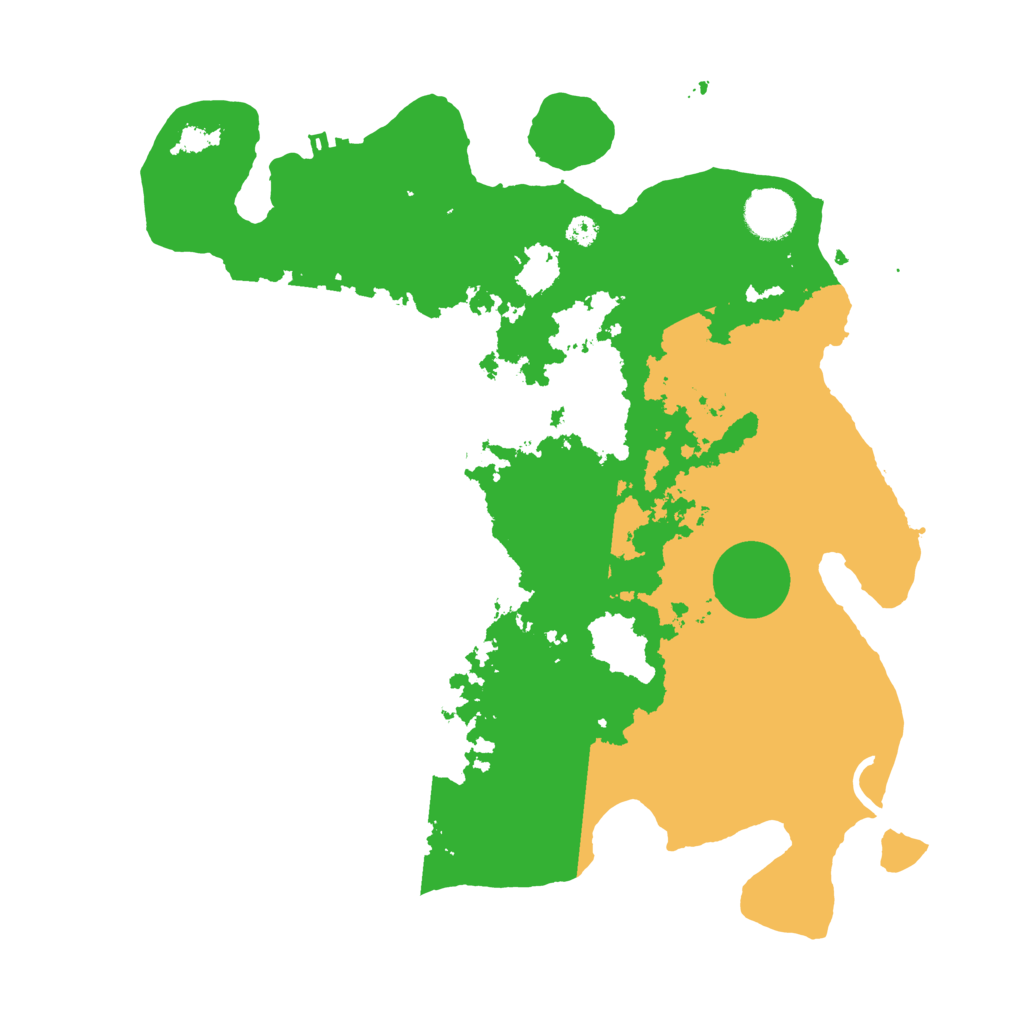 Biome Rust Map: Procedural Map, Size: 3500, Seed: 31114842