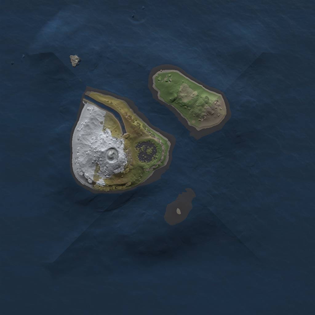 Rust Map: Procedural Map, Size: 1500, Seed: 4204260, 4 Monuments