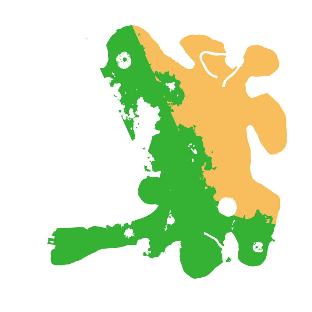 Biome Rust Map: Procedural Map, Size: 3000, Seed: 101521994
