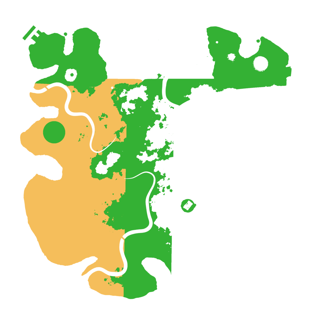 Biome Rust Map: Procedural Map, Size: 3750, Seed: 436463