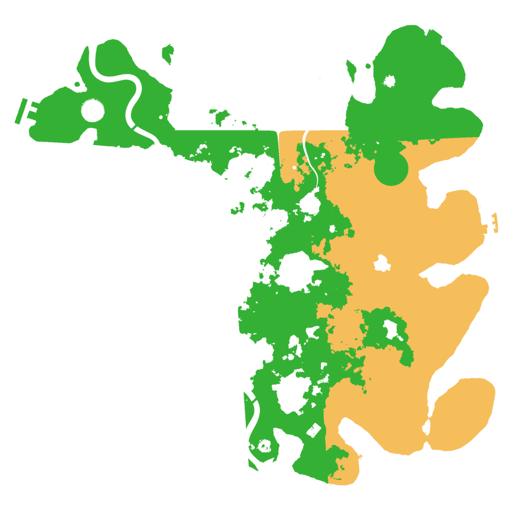 Biome Rust Map: Procedural Map, Size: 4000, Seed: 69691111