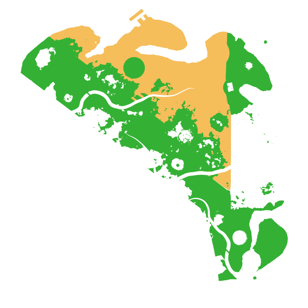 Biome Rust Map: Procedural Map, Size: 3800, Seed: 856094617
