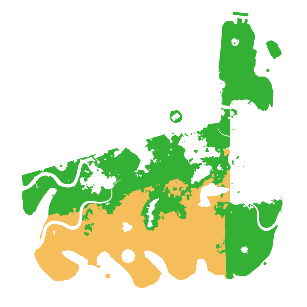 Biome Rust Map: Procedural Map, Size: 4000, Seed: 20626